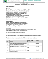 Scottish Forestry Senior Operations Group (SOG) notes - 21 March 2024